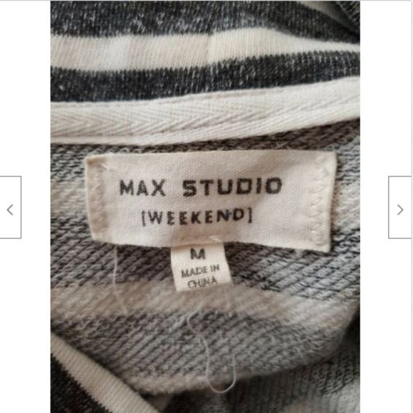 Max Studio Weekend Sweater Dress Medium Black Mini - Picture 6 of 7